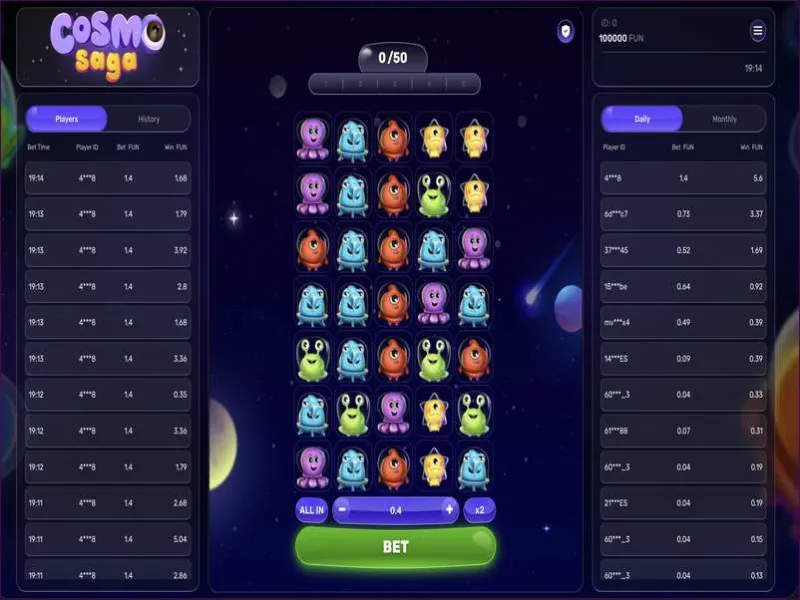 『Cosmo Saga』の操作方法とゲームプレイ