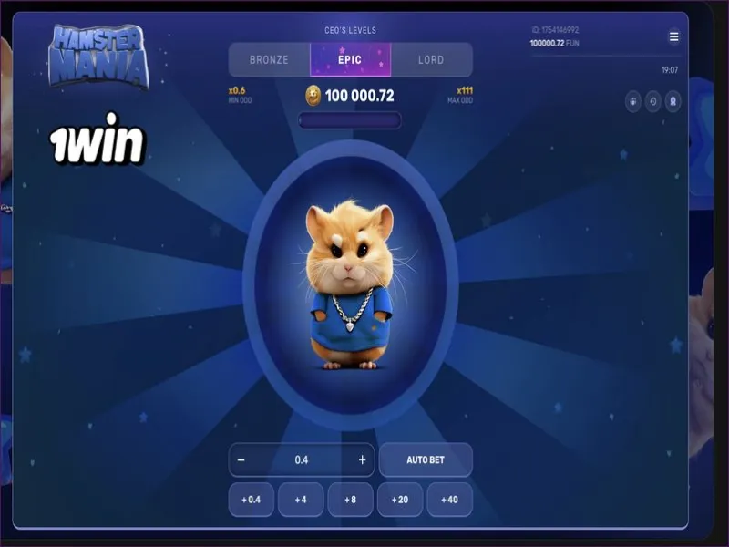 Hamster Mania의 자동 베팅 모드