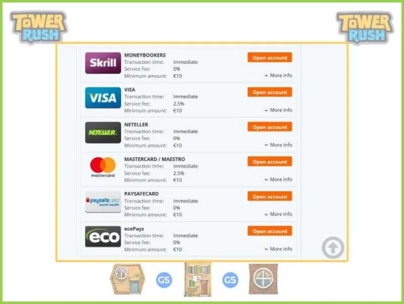 Betsson 계좌에 입금하기