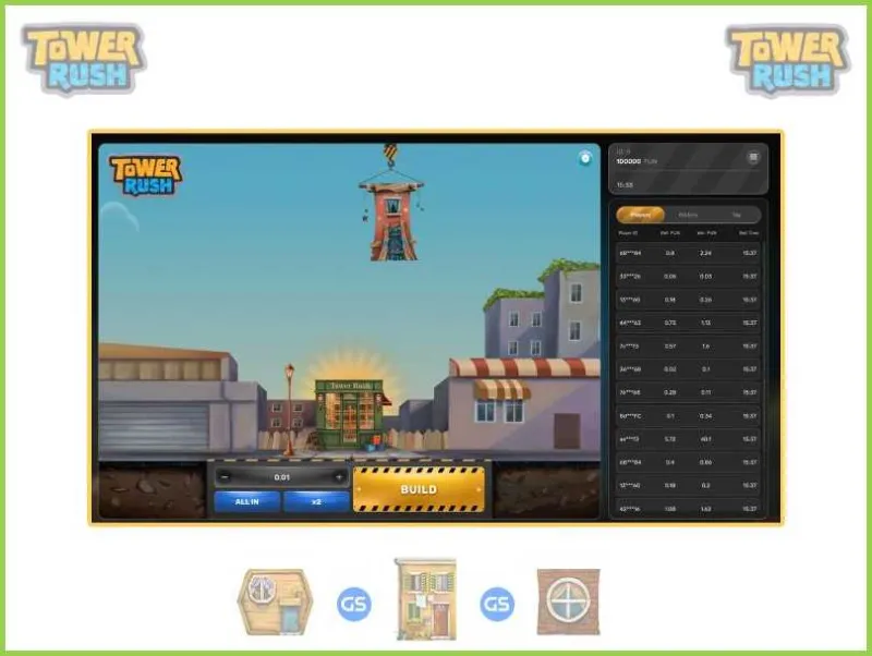 「Tower Rush」スロットのデモモードとは何ですか？