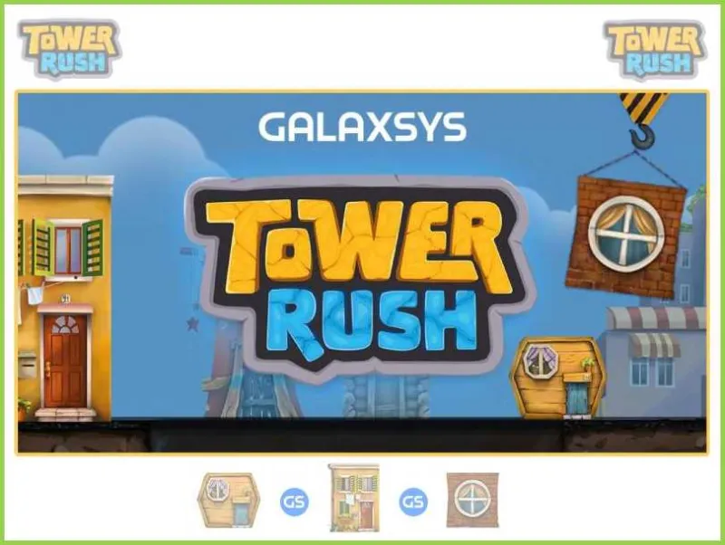 Features of the game Tower Rush slot