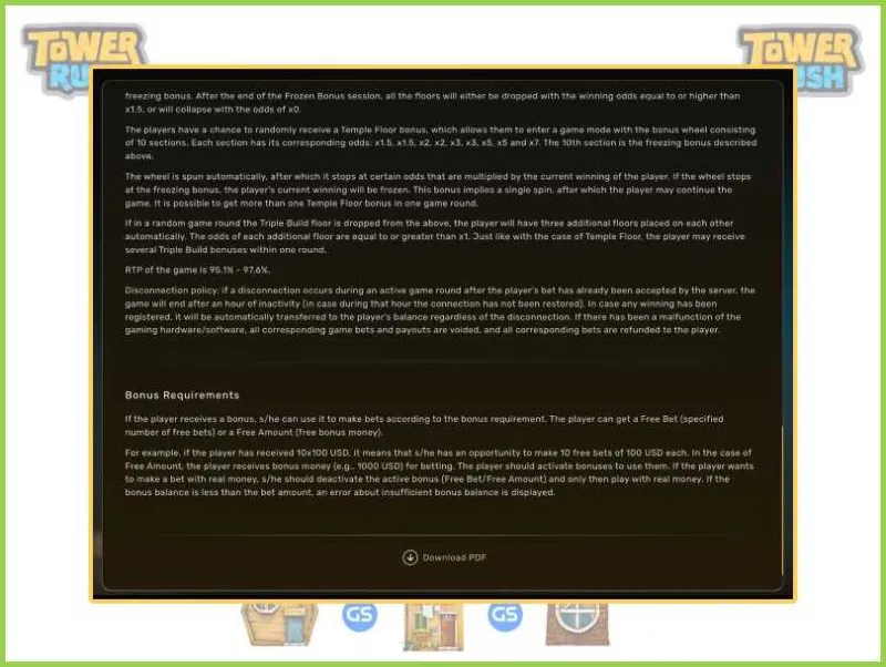 How to play for real money Tower Rush game from Galaxsys