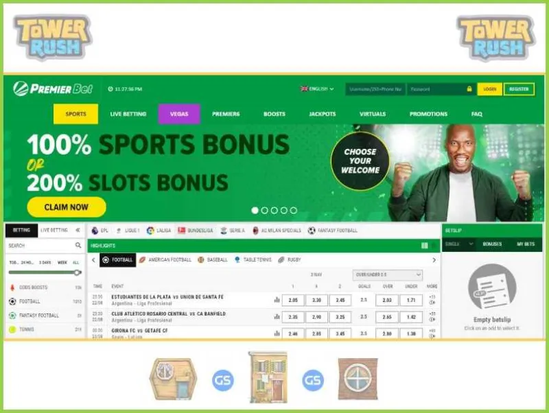 Premier Bet カジノへの会員登録