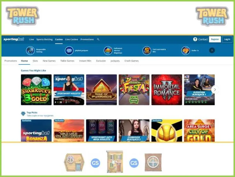 Sportingbet 카지노 계정 만들기