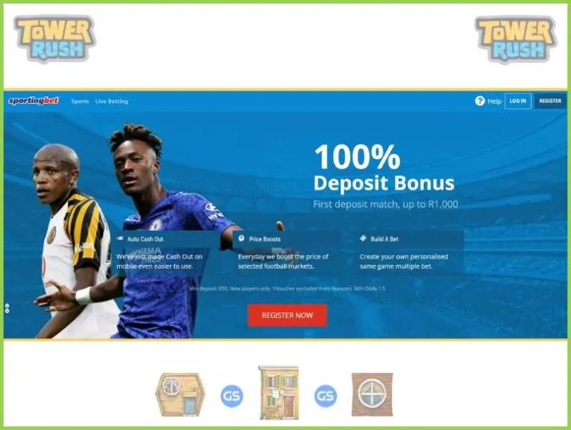Sportingbet의 Tower Rush 플레이어를 위한 독점 프로모션 및 특별한 혜택