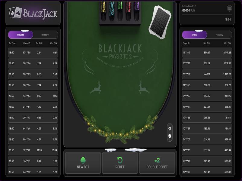 Minimum and maximum bets in BlackJack