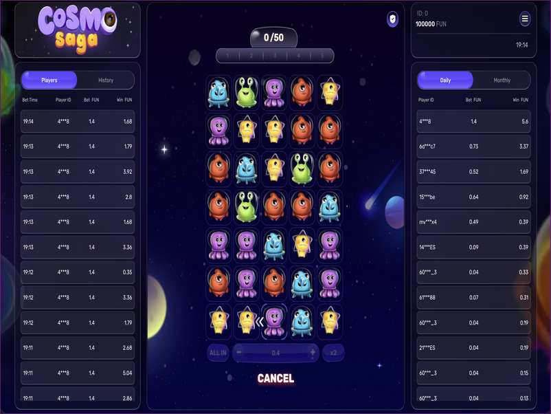 Where is the Cosmo Saga game available online