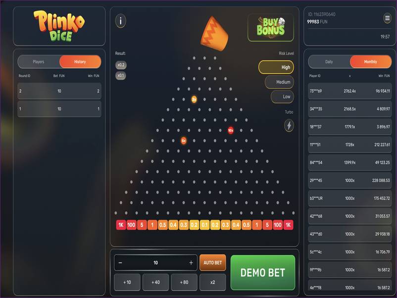 Plinko Dice Bonus Requirements